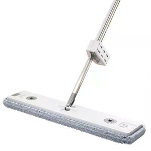 Flat <b>Mop</b> Microfiber Rectangular 45cm Hook And Loop Fastener Wet Dry Dual Use Household Cleaning Tool - Product Image 3