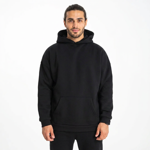 New Arrival Heavyweight Men Pullover <b>Hoodies</b> Polyester/Cotton Fleece Breathable Quick Dry Winter Custom Logo Print - Product Image 1
