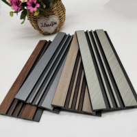 Panneaux muraux intérieurs persiennes au charbon de bois revêtements ps décoration murale intérieure