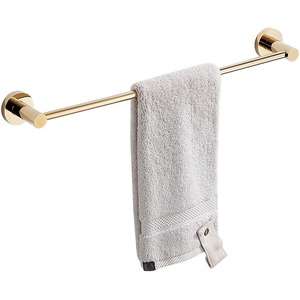 Porte-serviettes mural en cuivre massif Pa Gold, 30-120 cm, avec support pour serviettes, pour salle de bain, douche, balcon - Product Image 5