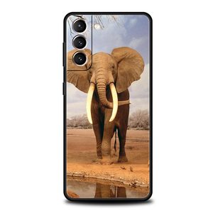 Coque de téléphone créative éléphant animal pour Samsung Galaxy S24 S23 S22 <span class=keywords><strong>S20</strong></span> Ultra S21 <span class=keywords><strong>FE</strong></span> 5G S10 S9 Plus S10E Soft Silicone Cover - Product Image 4