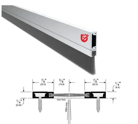 Bingkai pintu Weatherstrip segel bingkai pintu isolasi segel bingkai pintu