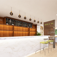 Conteneur Mobile Modulaire 2025 de 20 pieds ou 40 pieds pour Bar, Café et Magasin de Proximité