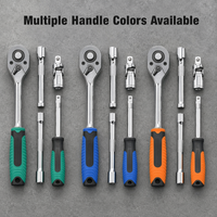 Ensemble d'outils professionnels de réparation automobile en acier au chrome-vanadium OEM de 216 pièces avec étui rigide, clé à cliquet, outils à main combinés