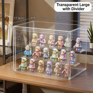 Caja de Almacenamiento Transparente a Prueba de Polvo, Moderna y Ecológica, para Figuras de Juguete y Cajas Sorpresa, Venta al Por Mayor - Product Image 3