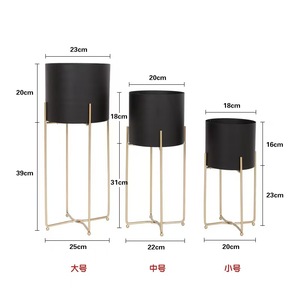 JIN PENG Grand support décoratif <span class=keywords><strong>pour</strong></span> plantes en fer, sur pied, <span class=keywords><strong>pour</strong></span> salon et maison - Product Image 4