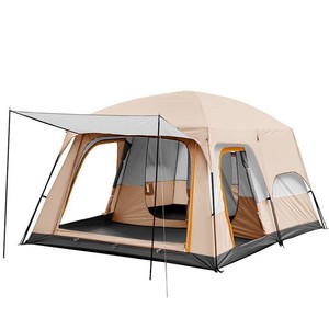 Tente de <span class=keywords><strong>camping</strong></span> de luxe pour l'extérieur, multi-personnes, imperméable, pour la famille, deux chambres, multi-personnes, résistante à la pluie et au vent, pliable - Product Image 5