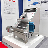 Séparateur Solide-Liquide en Acier Inoxydable à Bas Prix, Machine de Déshydratation à Moteur Haute Efficacité, Garantie 1 An, Vis à Tamis Incliné