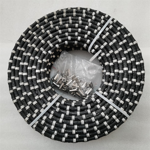 Cavo diamantato in acciaio da 8,8 mm resistente per il taglio del ferro, disponibile OEM, taglio liscio ad alta velocità per acciaio, arenaria e marmo - Product Image 6