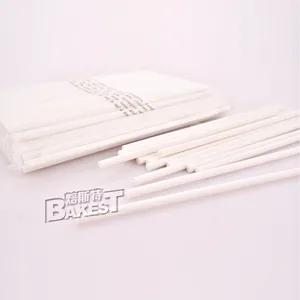 Bakest 10cm 15cm 20 cm White Lollipop Paper Stick Süßigkeiten Zucker papier Lollipop Sticks