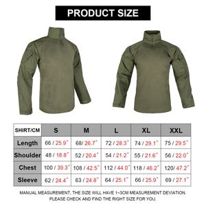 Camisa Táctica de Combate de Manga Larga para Hombre, con Protecciones para los Codos, Color Verde Ranger G3, para Caza - Product Image 5