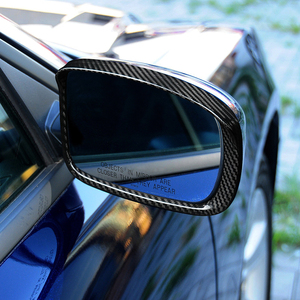 Shasha - Adhesivo Decorativo para Marco de Espejo Retrovisor de Fibra de Carbono, Accesorios para Automóviles, para Charger 2015-2023 - Product Image 2