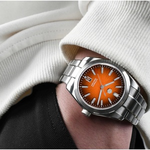 Montre San Martin 36 mm en émail JianZhan GMT Miyota 9015, montre de luxe Gada pour homme, automatique, mécanique, style chinois, SN0144GS - Product Image 3