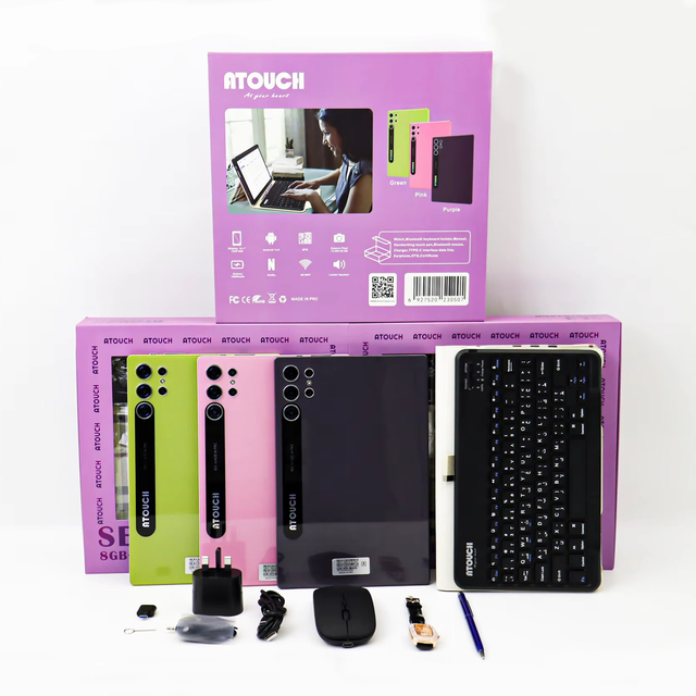 Custom Logo 10.1 Inch IPS Screen Tablet Android Tablettle Dual Sim 8GB 512GB Phone Call Tablet PC With BT Keyboard