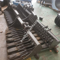 Bucket Excavator Mini untuk Mesin Konstruksi, Model Sieve Rake, Lebar 1000mm, Tipe Skeleton