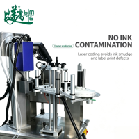 Équipement de traitement des bouteilles chimiques quotidiennes sans surveillance, à haute efficacité, synchronisé, intégré, avec codage permanent transparent non effaçable