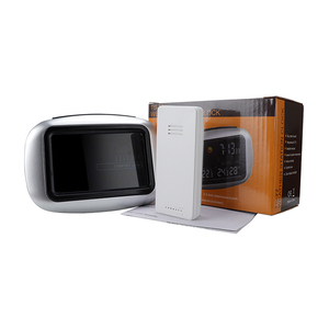 Estación Meteorológica Inalámbrica para interiores/exteriores, reloj despertador, mesa de escritorio electrónica, termómetro, higrómetro, calendario <span class=keywords><strong>Digital</strong></span> para bodas - Product Image 6