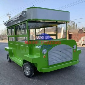 Food Truck, Remorque à café, Vendeur ambulant, Food Van, Chariot à hot-dogs, Petite remorque à nourriture vintage, Food Truck entièrement équipé - Product Image 4
