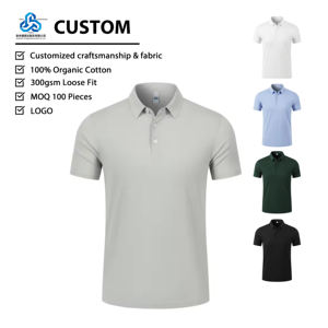 <span class=keywords><strong>Polo</strong></span> de Manga Corta Personalizado con Logotipo, Estilo Básico, Informal de Negocios, Tela Firme y Resistente, Ideal para el Trabajo - Product Image 1