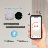 Yerden ısıtma için akıllı dijital termostat WiFi sıcaklık kontrol cihazı su gaz kazanı için esnek kısmı yerden ısıtma sistemleri