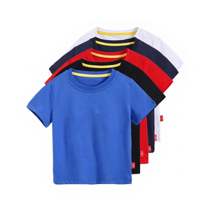 เสื้อยืดเด็กแขนสั้นผ้าเจอร์ซีย์ออร์แกนิค 100% นุ่มสบายพิมพ์ลายการ์ตูนน่ารัก สไตล์ลำลองสำหรับฤดูร้อน - Product Image 1