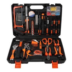 SNJUE – Coffret complet d'outils manuels haut de gamme <span class=keywords><strong>en</strong></span> acier au carbone pour la réparation domestique et automobile, et l'utilisation électrique des véhicules – Boîte à outils de quincaillerie - Product Image 3