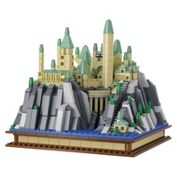 Blocs de construction de château de Poudlard de la série créative Mork, jouets de construction à vendre