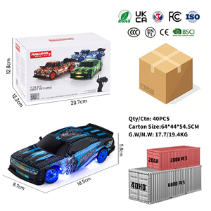 Zhorya 1/24 Quy Mô Mini <span class=keywords><strong>RC</strong></span> Xe Có Thể Điều khiển Ánh Sáng <span class=keywords><strong>RC</strong></span> Trôi Xe Trẻ Em Của Đồ Chơi Tốc Độ Cao Thể Thao Xe Đồ Chơi - Product Image 6