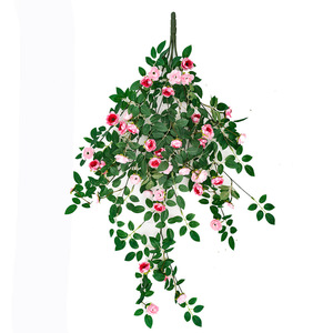 Guirnalda de Rosas Artificiales Stupid Bird, Flores de Seda para Decoración de Pared, para Bodas, Hogar, Día de San Valentín - Product Image 5