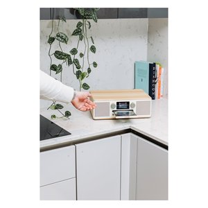 Compatto HI FI CLASSIC C D6 Cotton white e Oak 2x 15w 252984 - Product Image 4