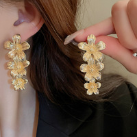 Anting-anting Gaya Metalik Modis, Laris Manis, Mewah, dan Berkualitas Tinggi