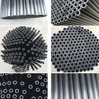 16mm Carbonvezel Telescopische Buis Schacht Pijp 3K Watergevoede Paal Vierkante Buis Connector Carbonvezel Ski Raamreinigingspaal