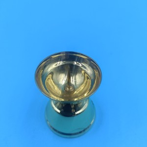 Candelero de Aleación de Zinc Dorado para Actividades Religiosas, Candelabro de Metal Duradero - Product Image 4