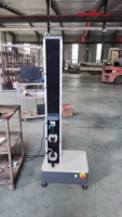 Máquina de prueba universal de plástico y metal, equipo de prueba extensible de una sola columna, 5KN, 2 unidades