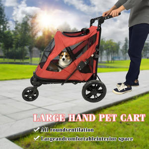 <span class=keywords><strong>Passeggino</strong></span> di Lusso per Animali JXB, Elegante <span class=keywords><strong>Passeggino</strong></span> per Cani con Finiture in Pelle, Ampio Tettuccio e Interni Spaziosi, Stile Premium - Product Image 5