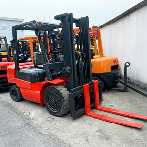 <b>Used</b> Heli 30 3ton Diesel Internal Combustion Forklift Second Hand Building Material Lifting Truck 4WD Solid Tire for Shop Use - Product Image 1