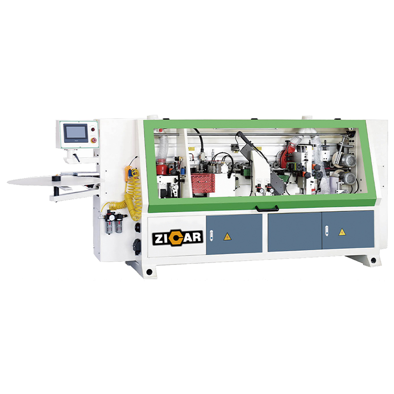 ZICAR MF50QJ автоматическая машина для облицовки кромок МДФ ПВХ, сверхпрочная машина для облицовки кромок, машина для облицовки кромок фанеры
