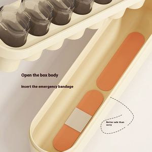 กล่องเก็บยาแบบพกพาขนาดใหญ่ 7 ช่อง พร้อมช่องแบ่งอาหาร 3 มื้อ - Product Image 4