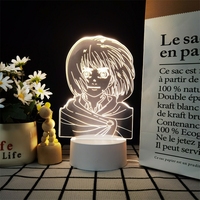 Lampe LED fantaisie Anime à commande tactile, projecteur d'étoiles et de galaxie, veilleuse télécommandée à intensité variable