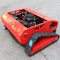 Tondeuse robot agricole tout-terrain télécommandée, tondeuse à chenilles télécommandée, tondeuse de qualité industrielle