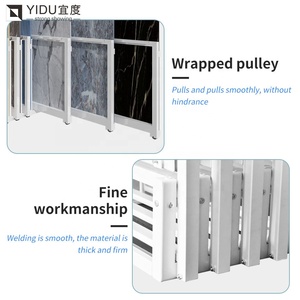 Tùy chỉnh đẩy kéo thép hiển thị với trượt phần cứng và triển lãm thương mại triển lãm tháp đá cẩm thạch - Product Image 4