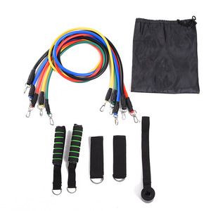 Juego de bandas de resistencia para hombres y mujeres, bandas de ejercicio de alta resistencia, ancla de puerta, tubos de fitness, equipo de ejercicio para el hogar, gimnasio, <span class=keywords><strong>fisio</strong></span> - Product Image 6