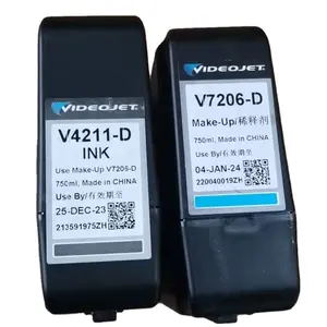 Оригинальные чернила для V4211-D чернил, V7206-D, V901-Q, чистящее решение для принтера Videojet CIJ