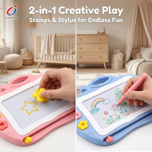 Tableau magnétique portable et réutilisable pour enfants, accessoires <span class=keywords><strong>de</strong></span> <span class=keywords><strong>dessin</strong></span> et <span class=keywords><strong>de</strong></span> peinture éducatifs, jouet éducatif coloré à faire soi-même - Product Image 2