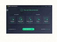 Perangkat Lunak Antivirus Perlindungan Privasi Kode Online 1 PERANGKAT/1 TAHUN untuk PC/Mac/Android/Linux AVG Internet Security 2022