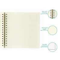 Papillon blanc personnalisé A4 Spirale carrée Couverture rigide Gratitude Self Care Planner Manifestation Journal de prière Cahier laitier