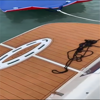 Plateforme de bain extensible pour bateau Bayliner 2855 de 2000, tapis en mousse EVA imitation teck, revêtement de pont SeaDek MarineMat Gatorstep, auto-adhésif