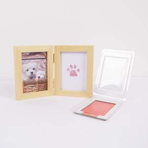 עץ מחמד תמונה מסגרת תמונה חתול & כלב רגל יד/רגל מזכרת מכבסת הדפסה דיגיטלית ללא תשלום - Product Image 2