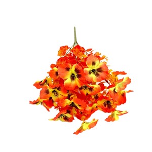 Bouquet de fleurs artificielles en soie 30cm-100cm, orange, pour vase citrouille, décoration de table d'automne pour mariages et photographie - Product Image 5