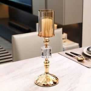 Nuevo Candelabro de Cristal Simple para Decoración del Hogar, Cena Romántica a la Luz de las Velas - Product Image 3